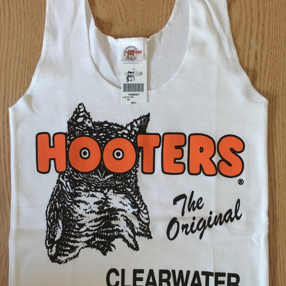 New Hooters Girl Vintage Uniform Tank Shorts Pantyhose XL Length Socks Size XS - Picture 11 of 16